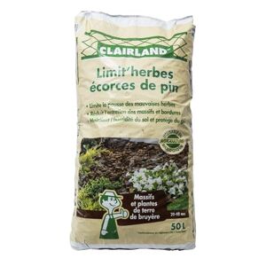 Algoflash NATURASOL Sac de Ecorces de pin, Utilisable en agriculture biologique, Prêt à l'emploi, 50 L, NNPIN50 - Publicité