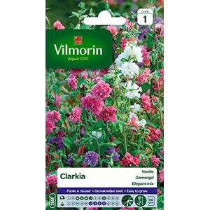 Vilmorin 5228541 Clarkia élégant double varie Multicolore, 90 x 2 x 160 cm - Publicité