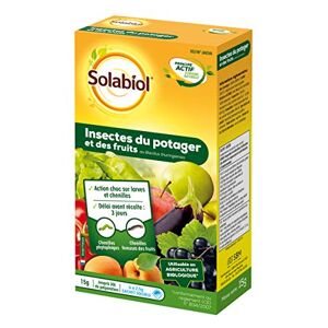 Solabiol SOBACI15 Insectes du Potager et des Fruits Traitement Bacillus des vers des Fruits et Légumes   Utilisable en Agriculture Biologique - Publicité
