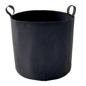 Sac de plantation pour plantes en feutre textile noir - Panier de culture pour plantes,Ø 35 cm 33,7L