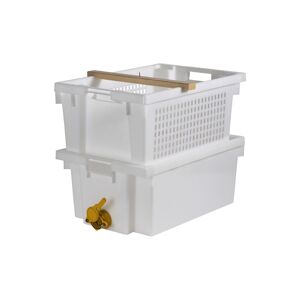 Apiculture.net - Matériel apicole français Kit Miellerie Electrique (extracteur 6 1/2)