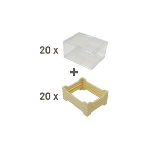 Nicot - Fabricant Francais de Materiel Apicole en Plastique Pack miel en rayon petit modele (65x84)