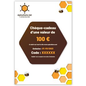 Apiculture.net - Matériel apicole français Chèque-cadeau 100€