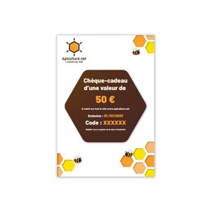Apiculture.net - Matériel apicole français Chèque-cadeau 50€