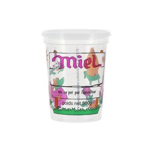 Nicot - Fabricant Français de Matériel Apicole en Plastique 300 pots Nicot Miel 4 couleurs 500g (PEP)