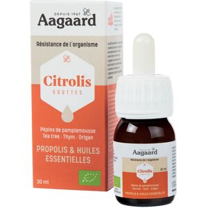 Aagaard - Le Specialiste de l'Apitherapie depuis plus de 50 Ans Citrolis gouttes 30ml