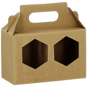 Apiculture.net - Matériel apicole français 10 coffrets carton pour 2 pots de 250g (212ml TO63)