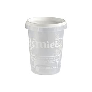 Nicot - Fabricant Francais de Materiel Apicole en Plastique 25 pots Nicot Miel 500g (PAL)