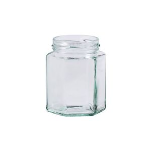Apiculture.net - Materiel apicole francais 100 pots verre hexagonaux 250g (196 ml) TO58