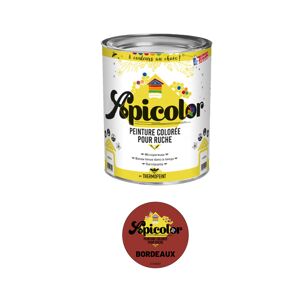 Apiculture.net - Materiel apicole francais Peinture Apicolor 0,5L - Bordeaux