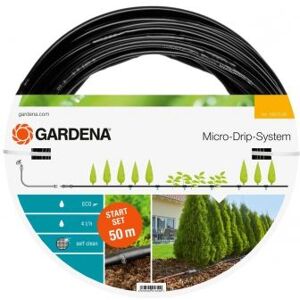 GARDENA Kit d&#039;arrosage goutte-a-goutte pour rangées de plantes L, 50m 13013-20