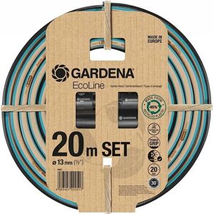 GARDENA EcoLine Kit tuyau 13 mm (1/2&quot;), 20m + nécessaire de base 18931-20