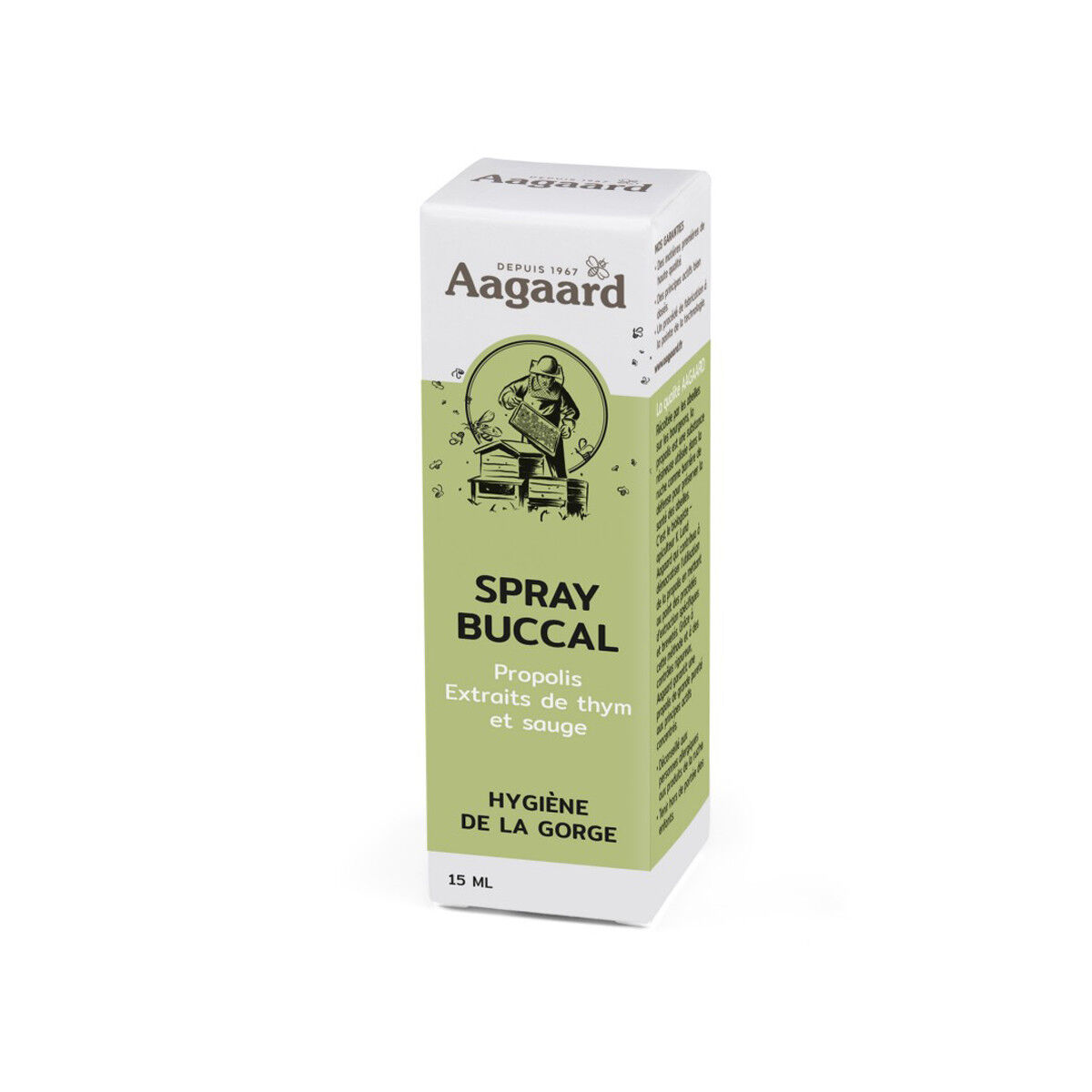 Aagaard - Le Spécialiste de l'Apithérapie depuis plus de 50 Ans Spray buccal Propolis forte 15 ml