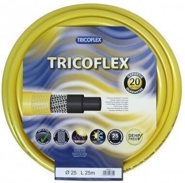 Tricoflex Tuyau arrosage - Tricoflex jaune Ø25 mm - 25 m - Tricoflex