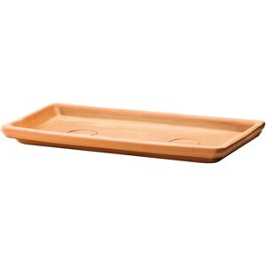 Leroy Merlin Sottovaso per vaso da fiori in terracotta di colore terracotta L 21 x H 4 x P 41 cm