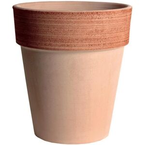 Leroy Merlin Vaso per piante e fiori Alto Graffiato in terracotta terracotta H 40 cm Ø 35 cm