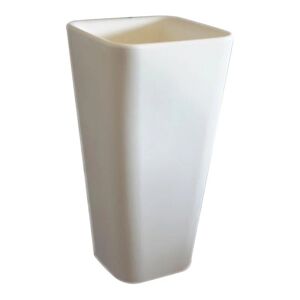 Leroy Merlin Vaso per piante e fiori Dana in polietilene bianco H 78 cm L 40 x P 40 cm