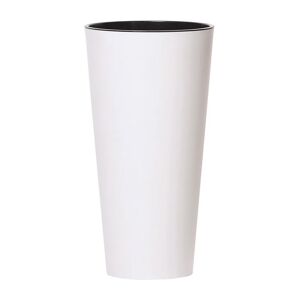 Prosperplast Vaso per piante e fiori Tubus  in polipropilene bianco H 57 cm Ø 30 cm