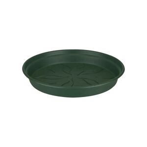 Elho Sottovaso per vaso da fiori  Green Basics in polipropilene di colore verde Ø 10 x H 1.6 cm