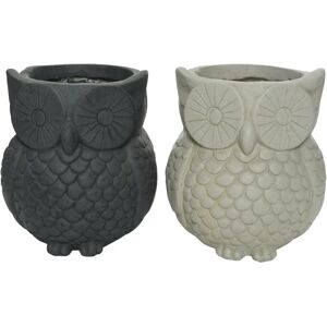 Kaemingk Vaso per piante e fiori Gufo  in ceramica H 31 cm L 31 x