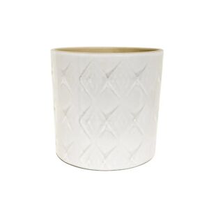 Leroy Merlin Vaso decorativo BIANCO in resina bianco H 13 cm