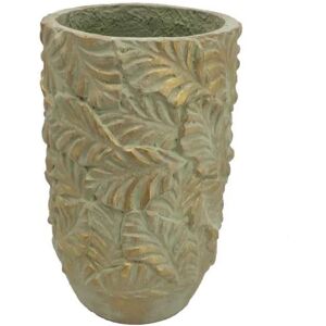 Leroy Merlin Vaso decorativo ORO/AZZURRO in resina giallo / dorato H 38 cm