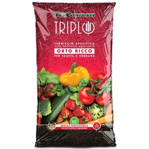 TERCOMPOSTI Terriccio  Triplo orto ricco 45 L