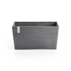 ECOPOTS Fioriera Paris 100 Grigio - 99 x 46 x H. 50 cm - 170 L