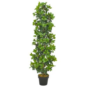 vidaXL Albero di Alloro Artificiale con Vaso Verde 150 cm