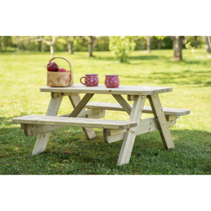 LOSA LEGNAMI Tavolino picnic mini in legno LOSA esterni da vivere EK/PICNICMINI Naturale Legno