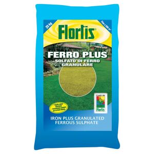 Flortis CONCIME PRATO-GIARIDNO GRANULARE  FERRO PLUS PRONTO EFFETTO Fe 12 +Mn+Mg 25 kg