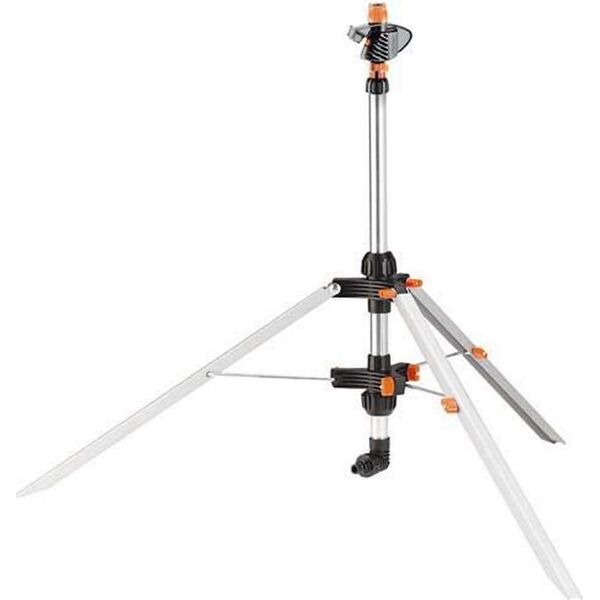 claber 8715 irrigatore a intermittenza su treppiede portata 16.9 l/min lunghezza getto 27 metri irrigazione fino a 572 mq - 8715 impact tripod kit