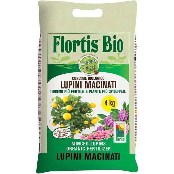 flortis lupini macinati per agrumi  lenta cessione n 3 organico bio 4 kg