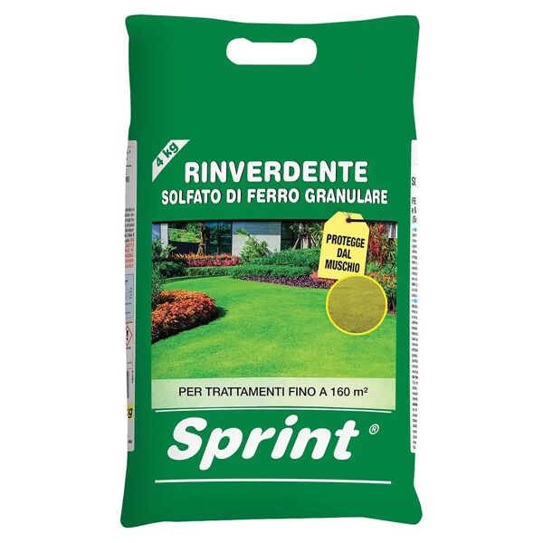 sprint concime prato-giardino granulare  ferro plus pronto effetto fe 12 +mn+mg 4 kg