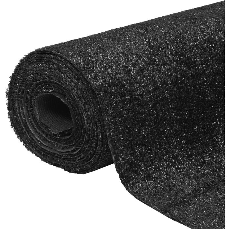YOUTHUP Erba Artificiale 1,5x10 m/7-9 mm Nera - Nero - Youthup