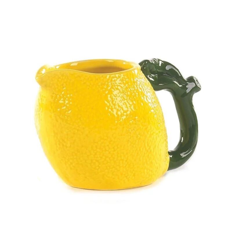 Leroy Merlin Vaso decorativo Caraffa in ceramica giallo / dorato H 9 cm