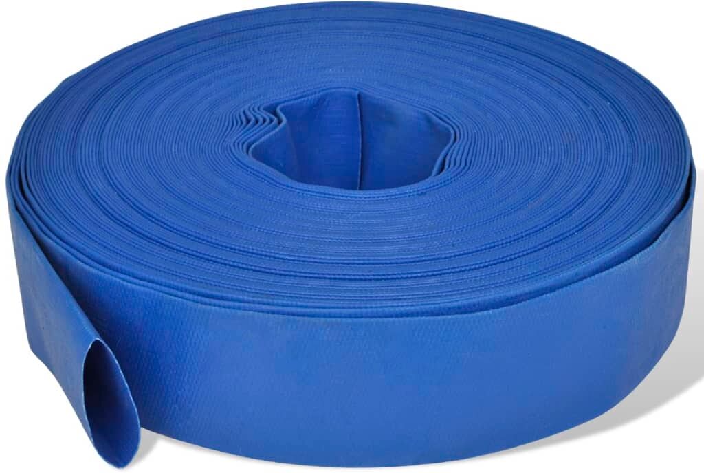 vidaXL Tubo Piatto d'Acqua 50 m 2"/5,08 cm