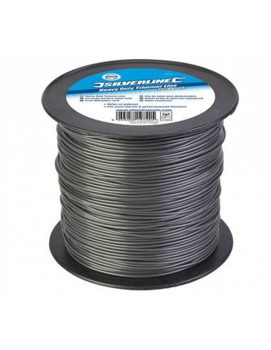 Silverline Filo Decespugliatore, Bobina Filo In Nylon Diametro 2,4 Mm X 262 Mt