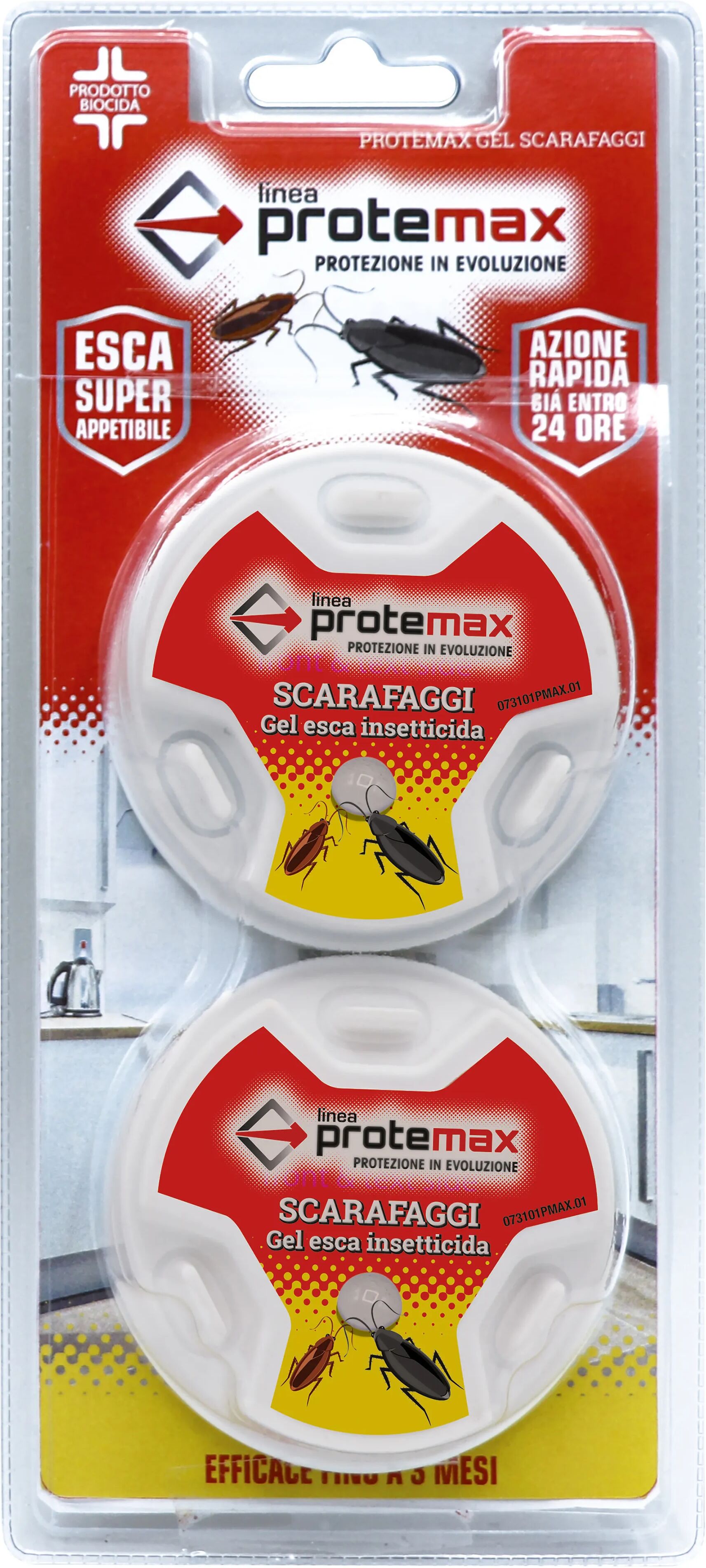 Tecnomat INSETTICIDA PROTEMAX PER SCARAFAGGI ESCA GEL 2 PEZZI