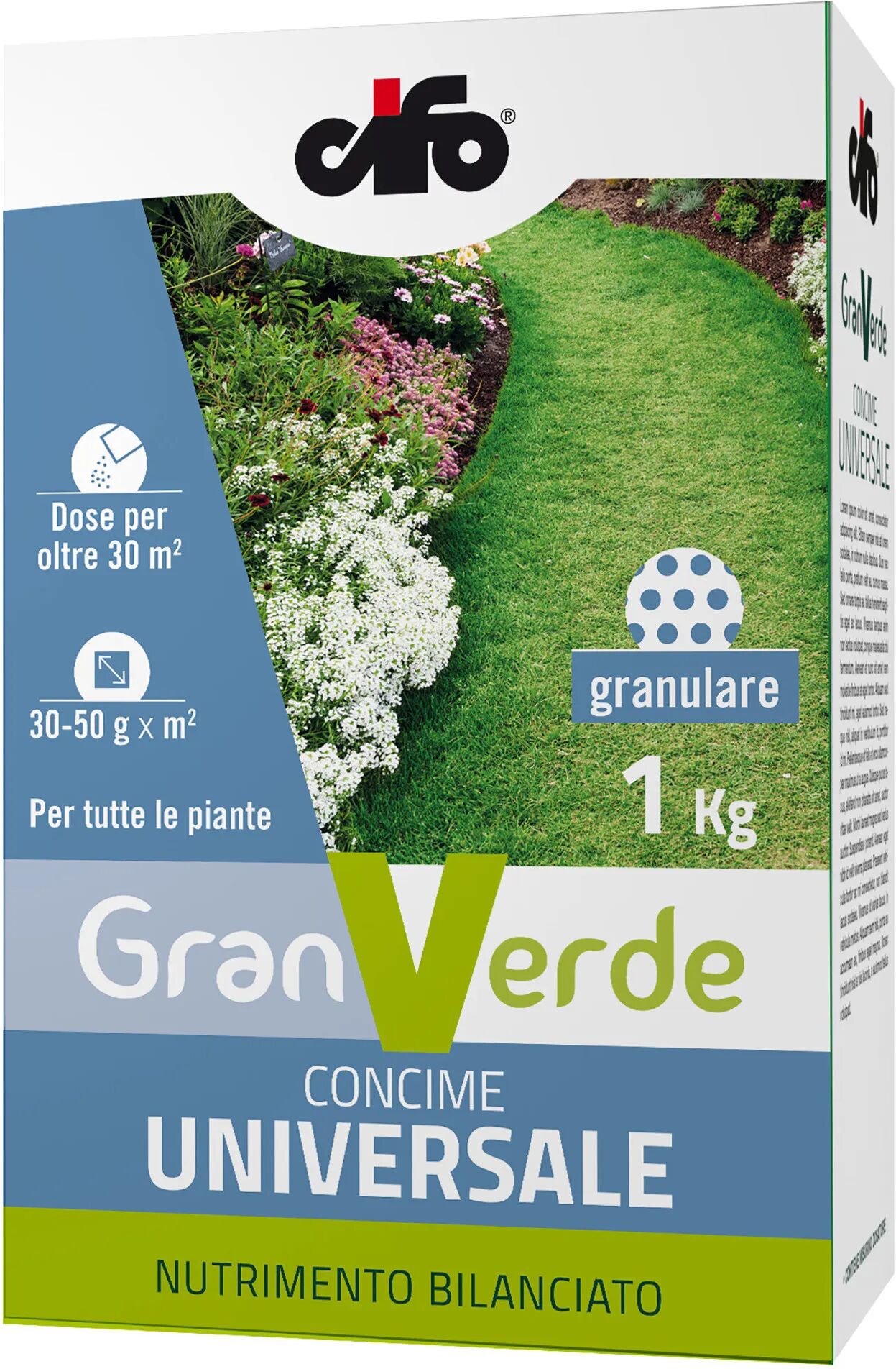 Granverde CONCIME UNIVERSALE GRANULARE  CIFO PRONTO EFFETTO 1 kg