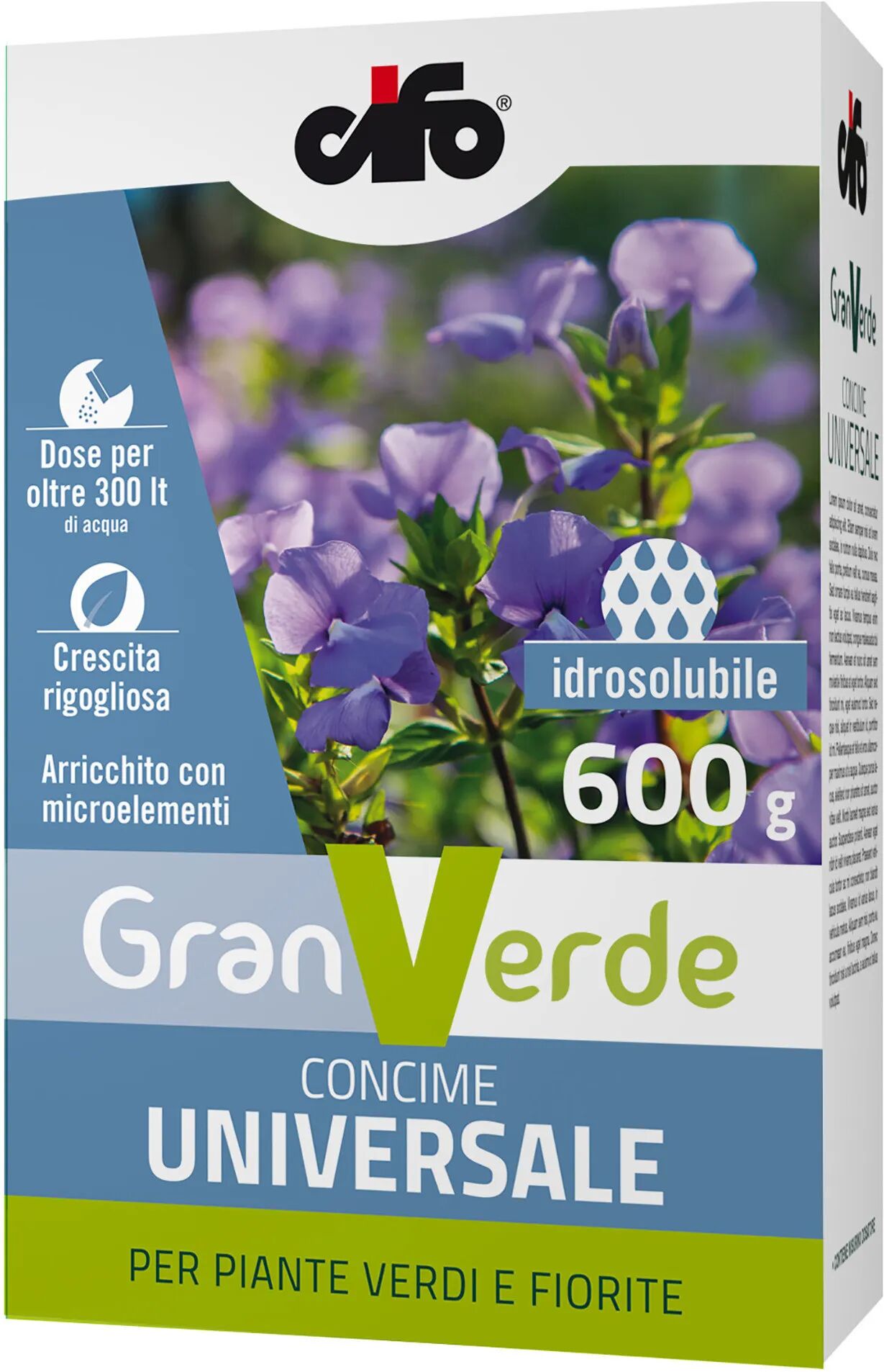 Granverde CONCIME UNIVERSALE IDROSOLUBILE  CIFO PRONTO EFFETTO 600 g