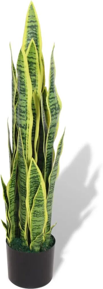 vidaXL Kunst sanseveria plant met pot 90 cm groen