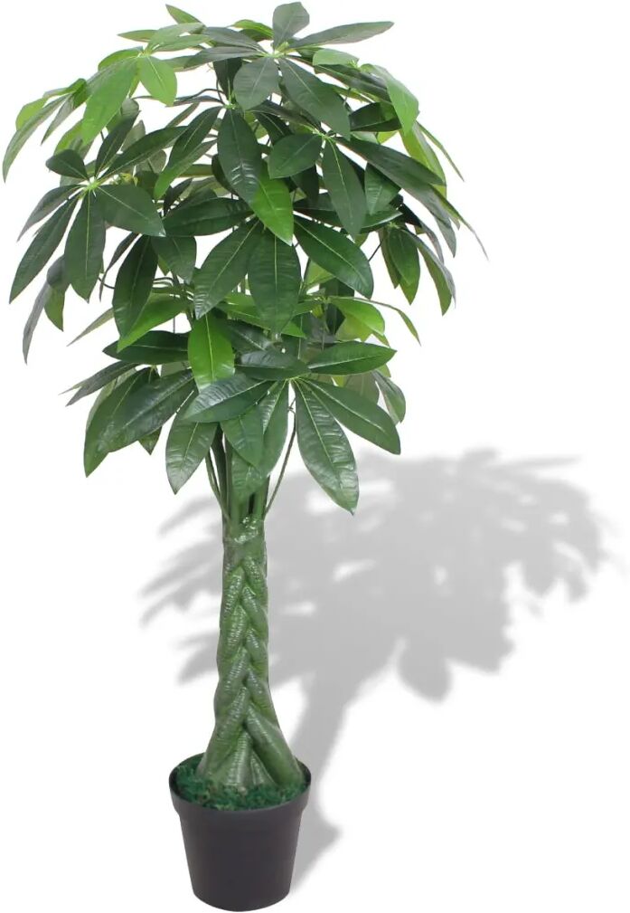 vidaXL Kunst watercacao plant met pot 145 cm groen