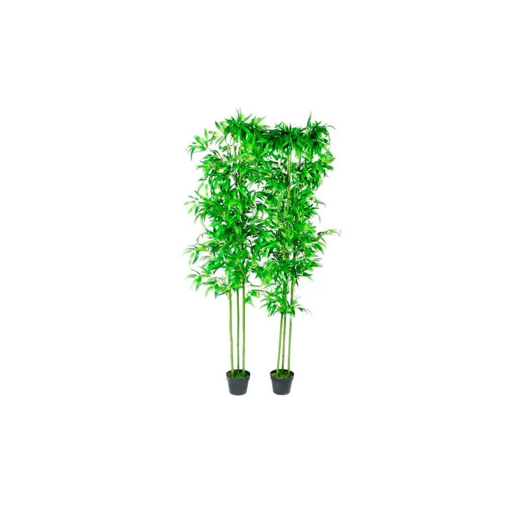 vidaXL Bamboe kunstboom huisdecoratie 190 cm 2 st