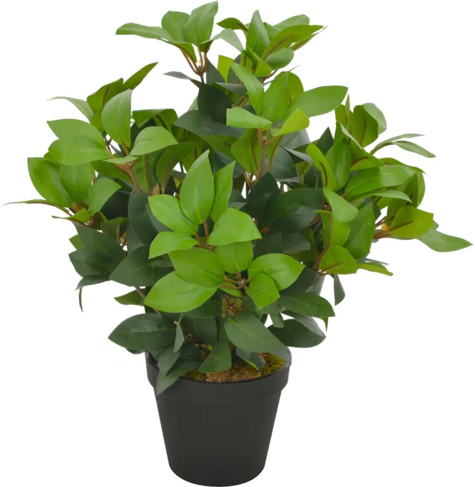 vidaXL Kunstplant met pot laurierboom 40 cm groen