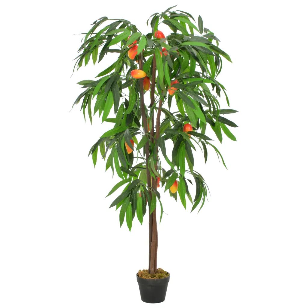 vidaXL Kunstplant met pot mangoboom 150 cm groen