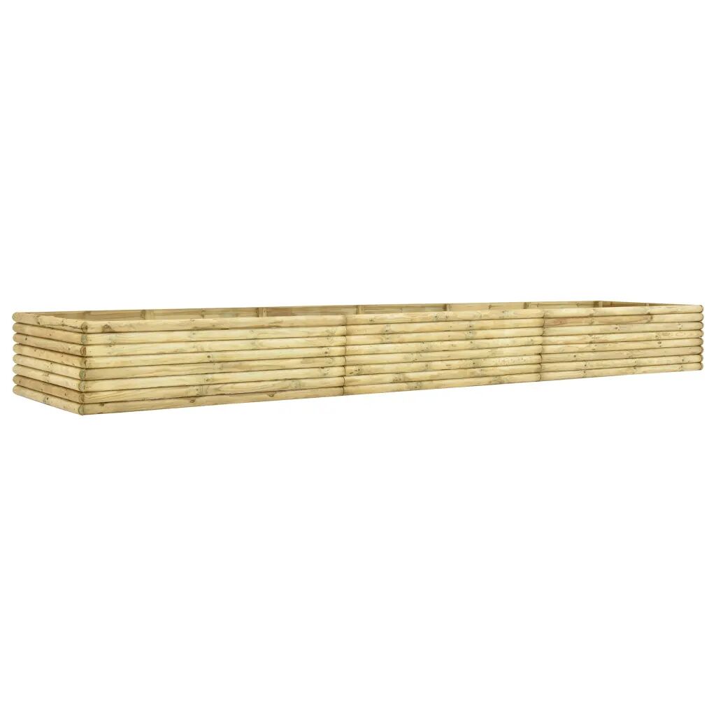 vidaXL Plantenbak verhoogd 450x50x48 cm 19 mm geïmpregneerd grenenhout