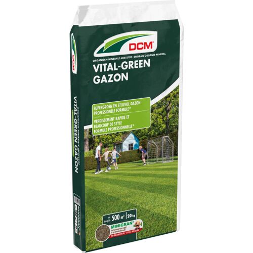 DCM Meststof Vital-Green Gazon 20 kg meststof Tot 500 m²