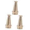 DLGJZS 3pcs Brass Hose Nozzle Plant Sprayer Lawn Hose Brass Nozzle Power Sprayers High Pressure Brass High Pressure Nozzle Brass Water Nozzle Nozzle Lawn Sprayer Water Spout Car Wash