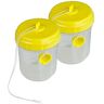 Windhager 03115, wespenval, duo-wespenvanger, insectenval, voor het ophangen van balkon, tuin, pesticiden, afweren, gasttuin, terras, 2 stuks, transparant, max. 200 ml.